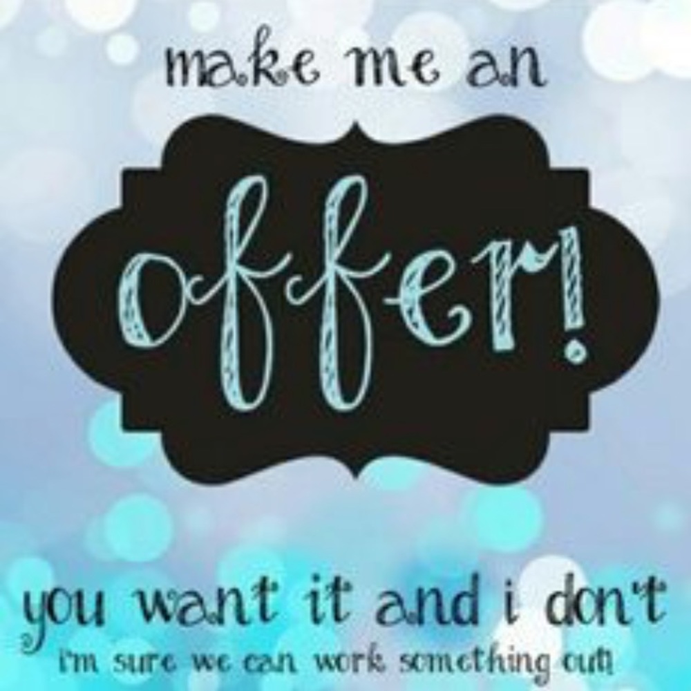 If you see something you like, make an offer!